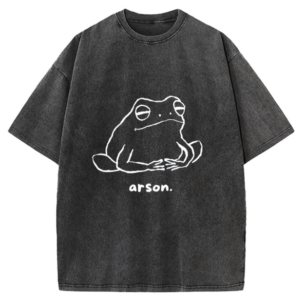 Arson Frog Vintage Washed T-shirt