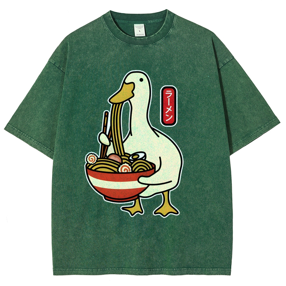 Ramen Lover Goose Washed T-Shirt