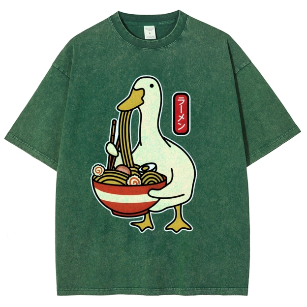 Ramen Lover Goose Washed T-Shirt