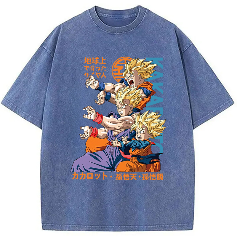 Goku Vintage Japanese Washed T-Shirt