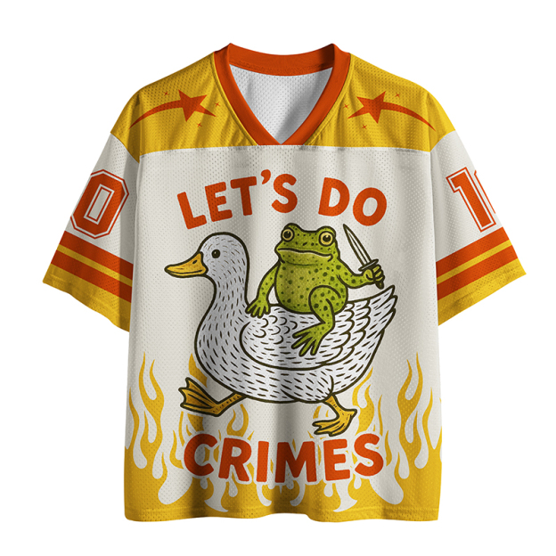 Let's Do Crimes Jersey Shirts