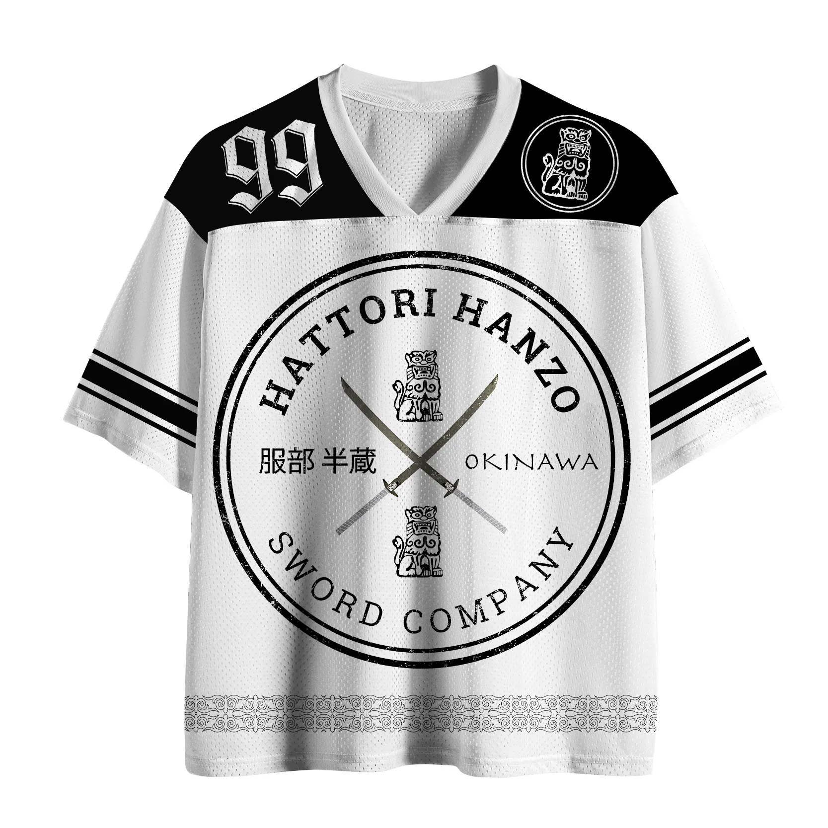 Guardian Shisa Okinawa Printed Jersey Shirts