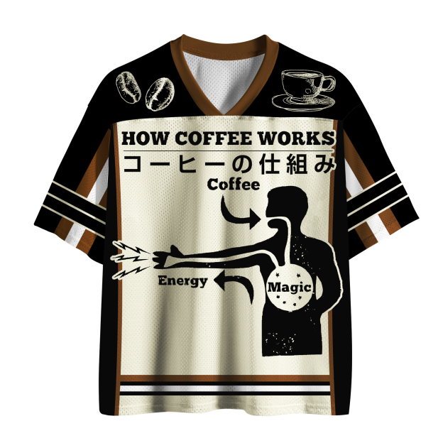 Coffee:Magic&Energy Jersey Shirts