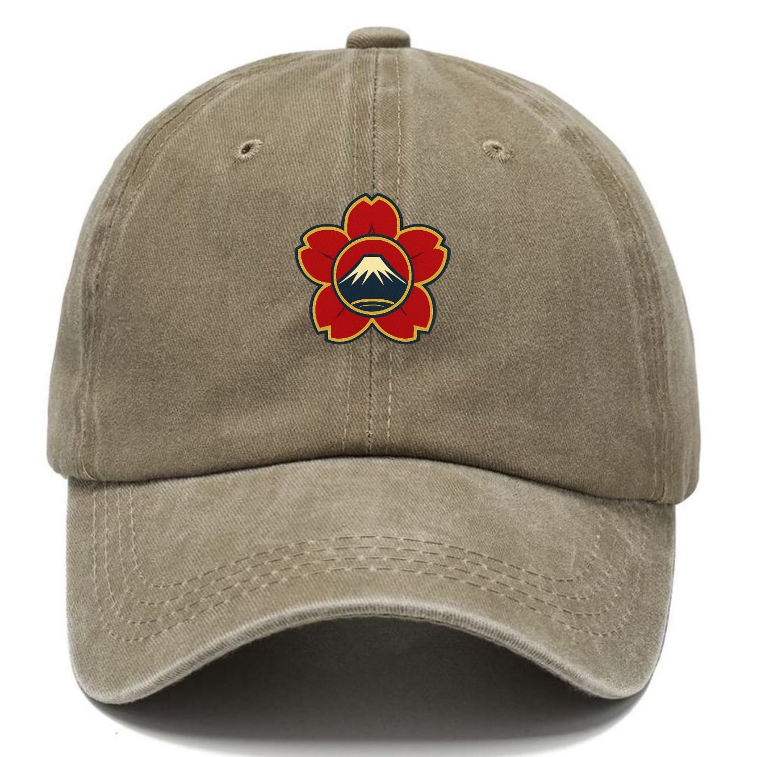 Japanese Cherry Blossom Washed Cap