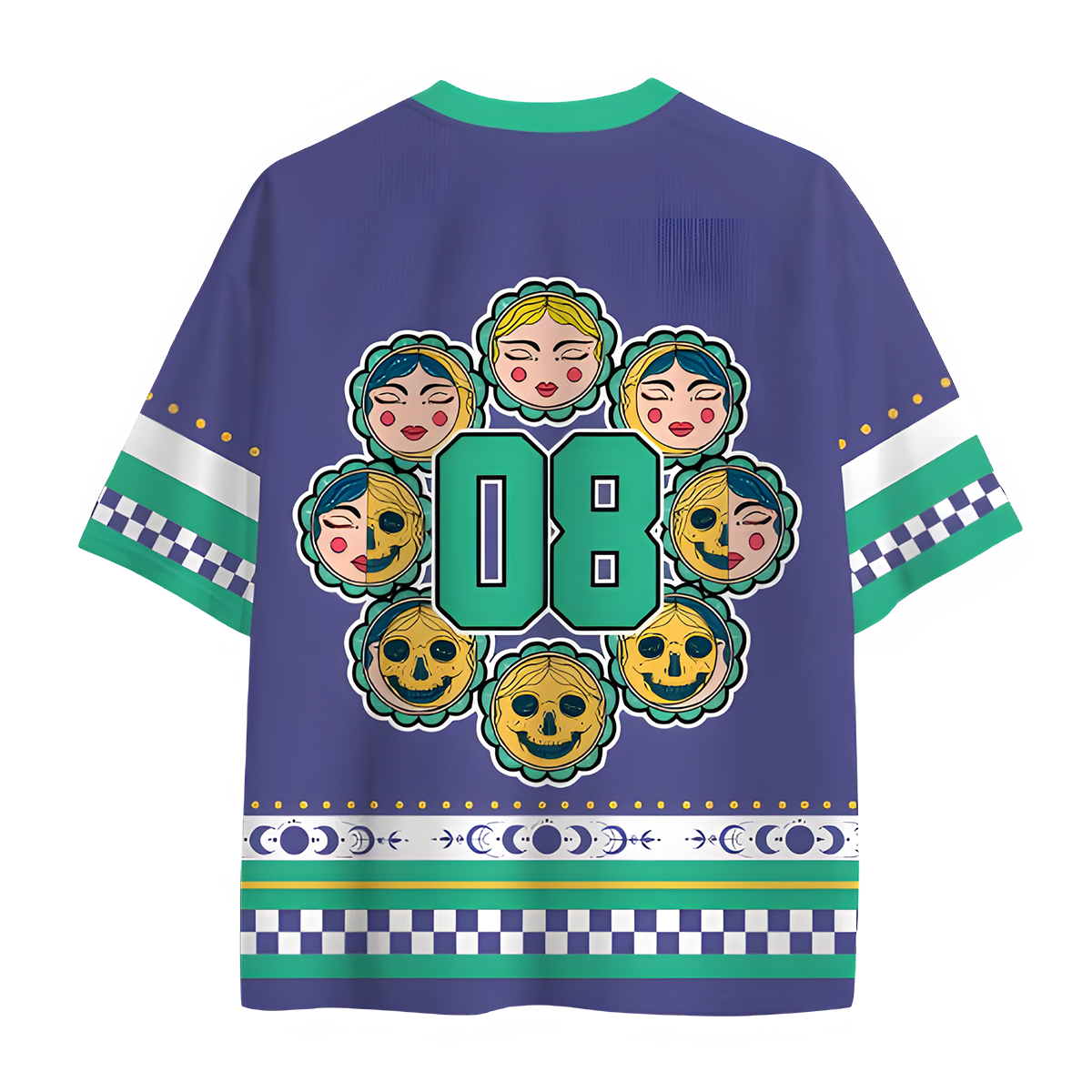 Luna Skulls Cycle 08 Mesh Jersey