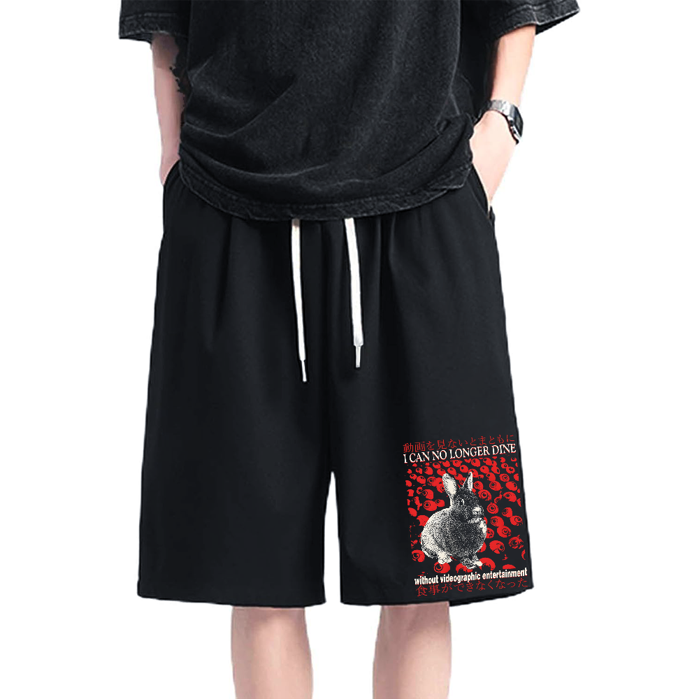 I can not longer dine without videographic entertainment Cotton Casual Shorts