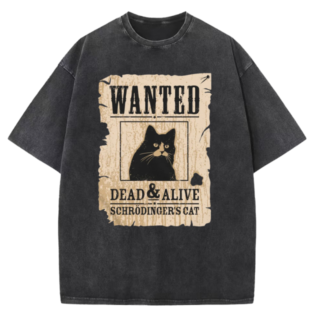 Wanted Dead And Alive Washed T-Shirt