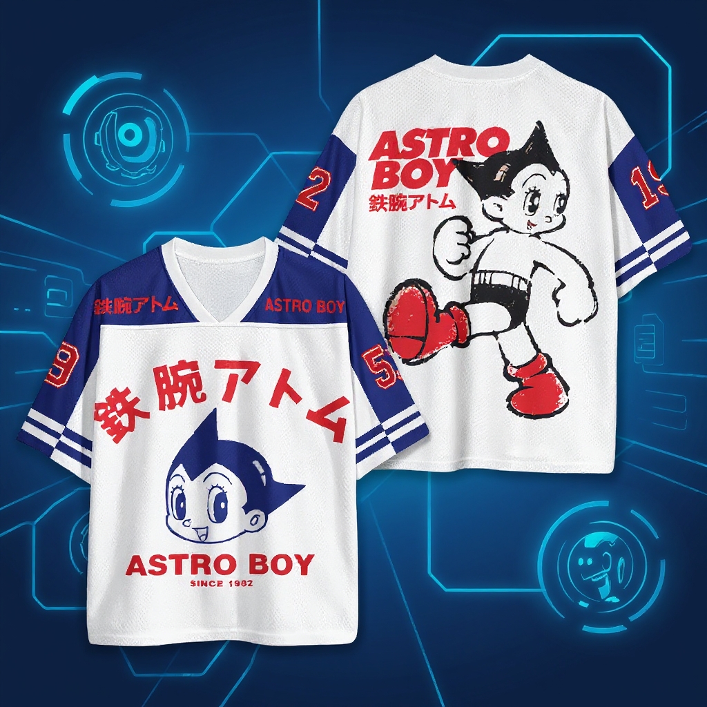 Astro Boy Printed Jersey Shirts