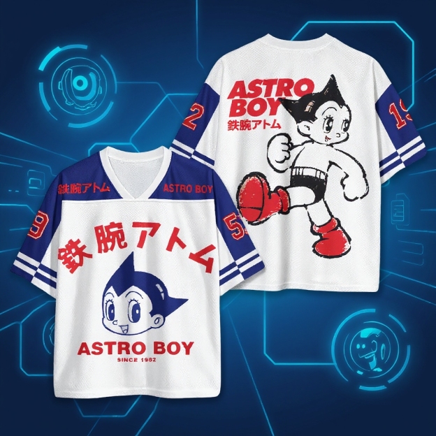 Astro Boy Printed Jersey Shirts