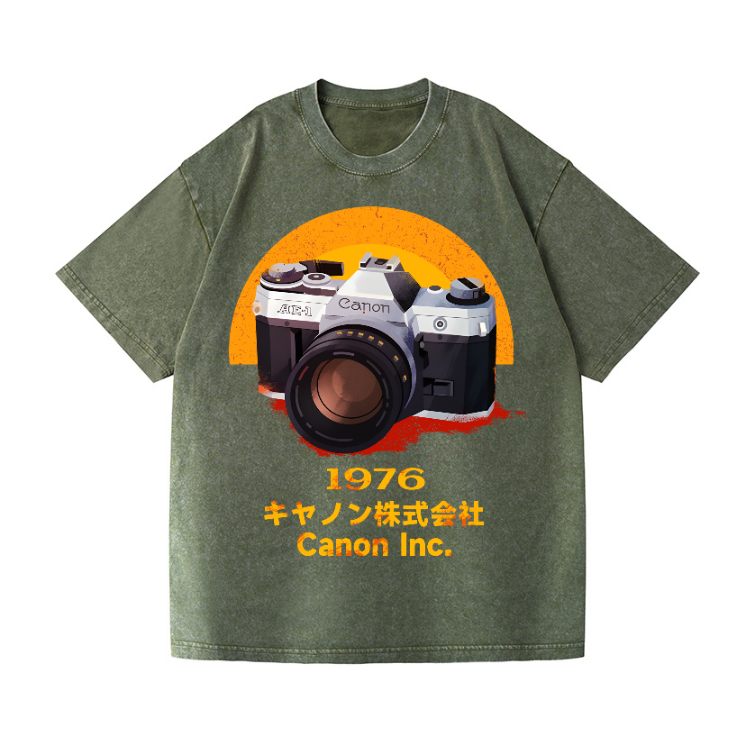 Canon Vintage Wash Japanese Design T-Shirt