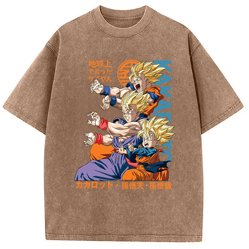 Goku Vintage Japanese Washed T-Shirt