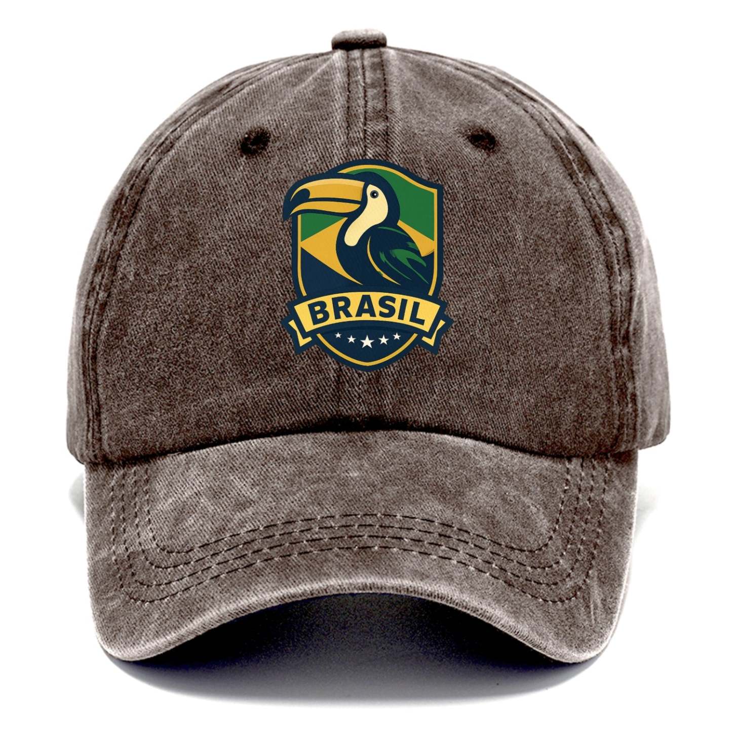 Brazilian Toucan Heritage Logo Washed Cap