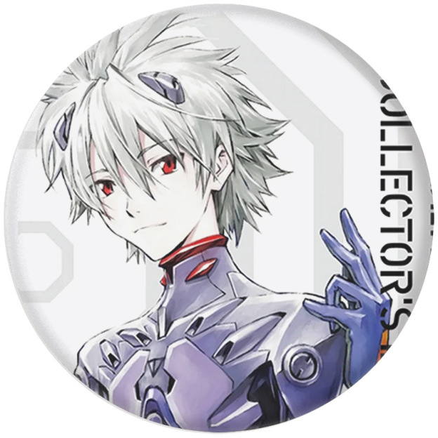 Eva Neon Genesis Evangelion Love Tibetan Edition Badge Tinplate Mirror Keychain Pendant Accessories Peripheral