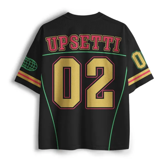 More Spaghetti Less Upsetti Goose Printed Jersey Shirts