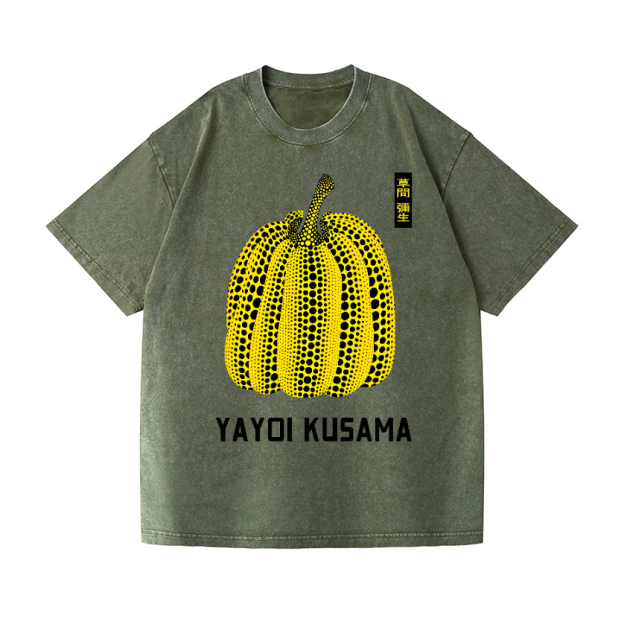 Yayoi Kusama  Vintage Wash Japanese Design T-Shirt