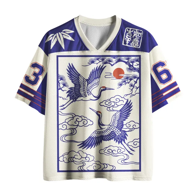 The Eternal Crane Zen Jersey Shirts