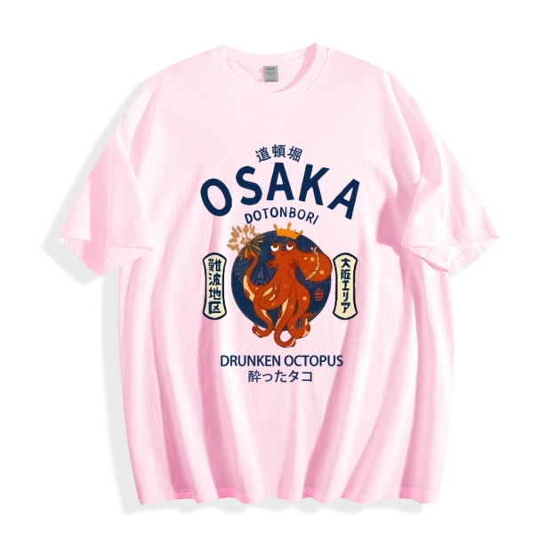Osaka Drunken Octopus Japanese Style Classic Tee