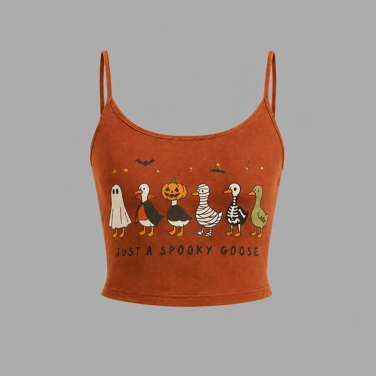 Just A Spooky Goose Halloween Top & Elasticated Trousers Two-Piece Set