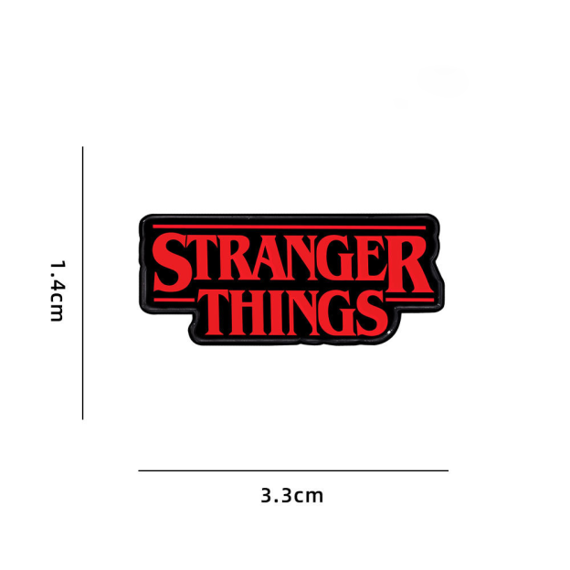 Cartoon Anime Stranger Things Metal Badge Creative Stranger Things Cute Brooch Jewelry Accessories
