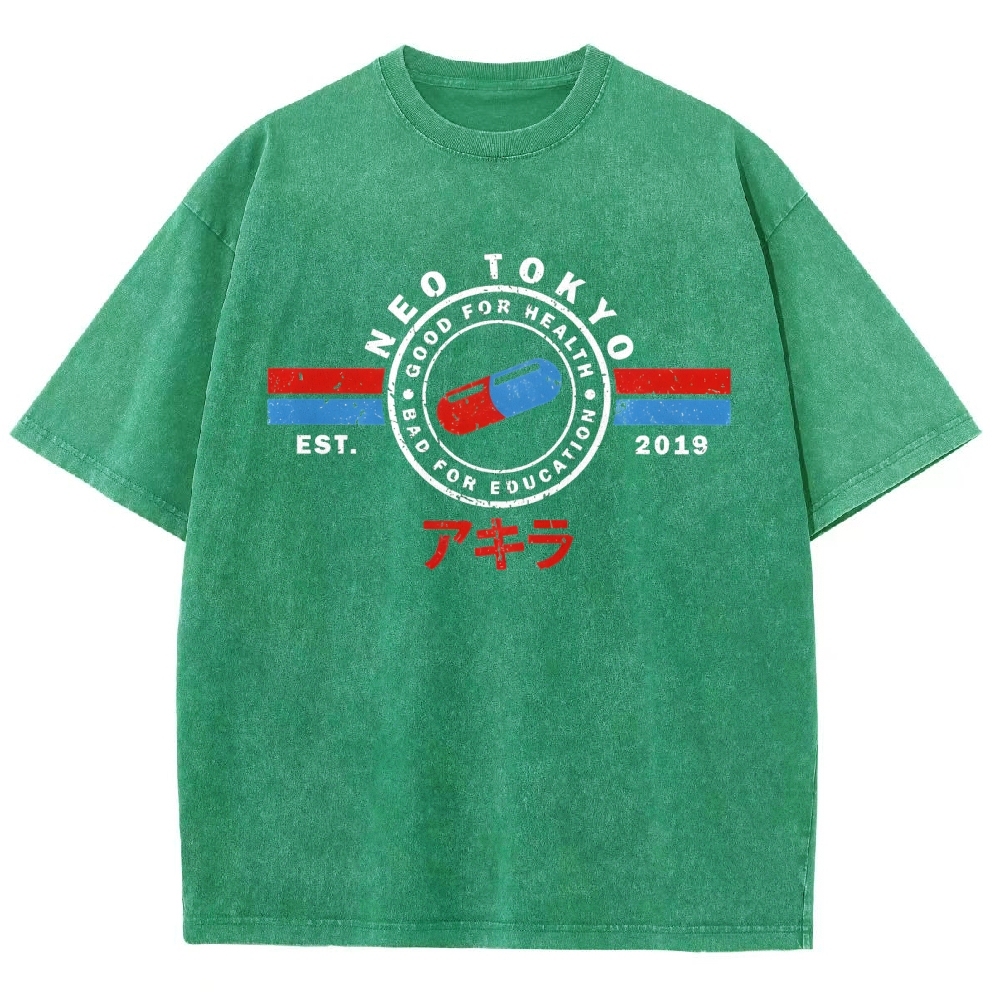 The Capsules Akira Neo Tokyo 2019 Vintage Washed T-shirt
