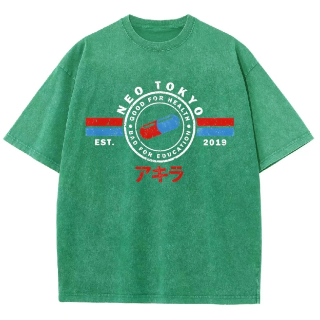 The Capsules Akira Neo Tokyo 2019 Vintage Washed T-shirt