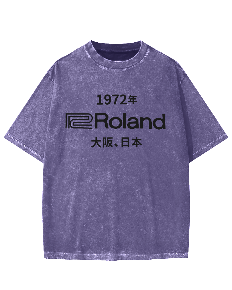 Roland 1972 Osaka Vintage Washed T-shirt