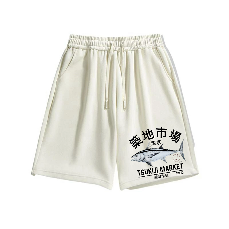 Tsukiji Market Cotton Casual Shorts