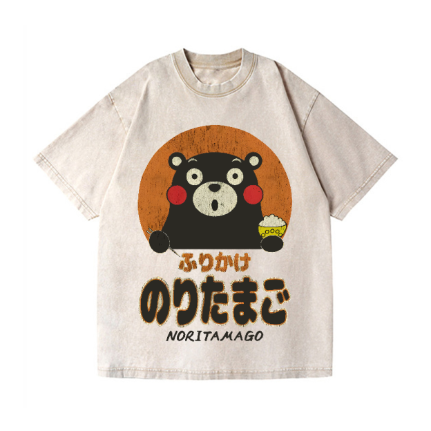 Kumamon Vintage Wash Japanese Design T-Shirt