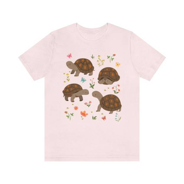 Kawaii Turtle Tee – Cottagecore Style, Turtle Lover Gift & Nature/Animal Lover Tee