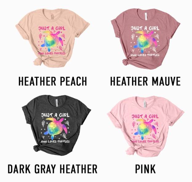 Women’s Sea Turtle Tee – Mother’s Day Gift & Turtle Lover Present