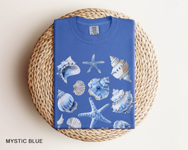 Trendy Ocean Core Sea Creatures & Shells T-Shirt