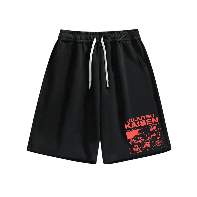 Sorcery Battle Cotton Casual Shorts