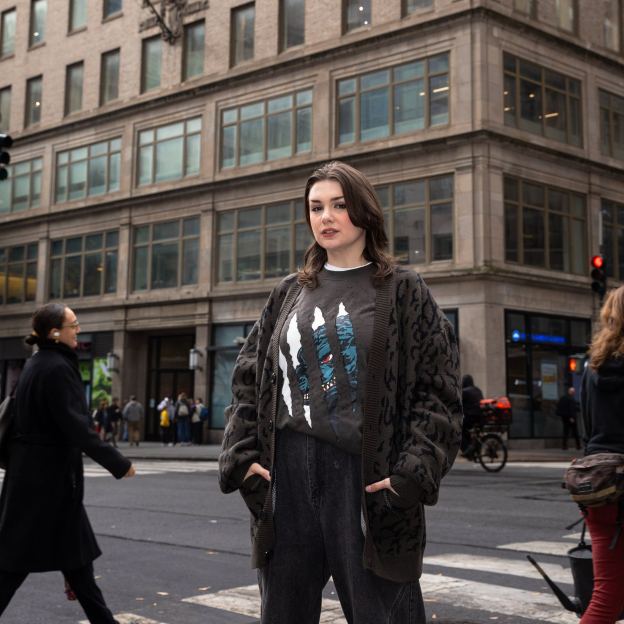 Unisex Classic Godzilla Ugly Cardigan Sweater