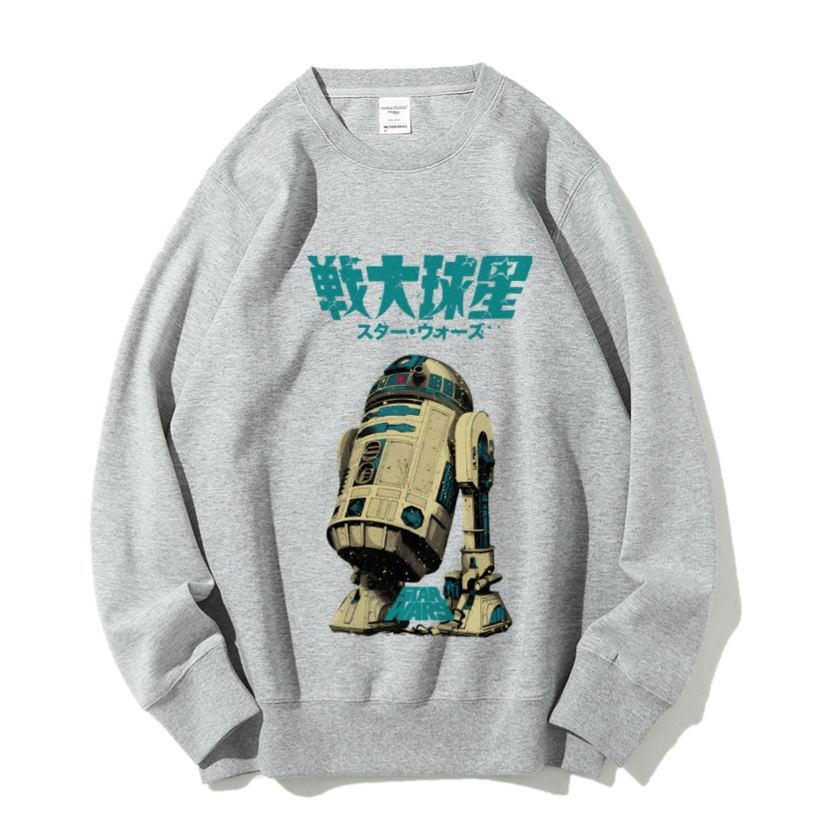 Casual Star Wars Vintage Printed Crewneck Sweatshirt