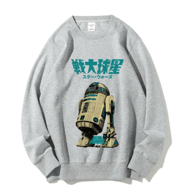 Casual Star Wars Vintage Printed Crewneck Sweatshirt