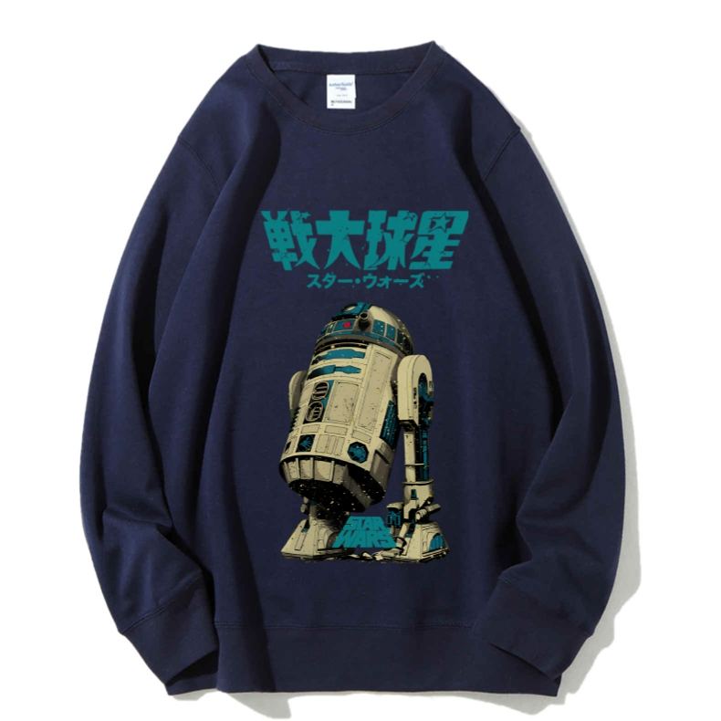 Casual Star Wars Vintage Printed Crewneck Sweatshirt