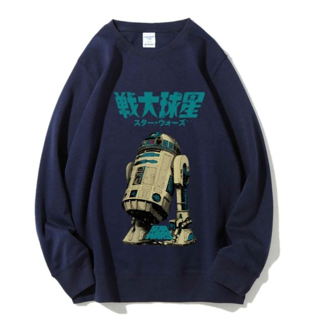 Casual Star Wars Vintage Printed Crewneck Sweatshirt
