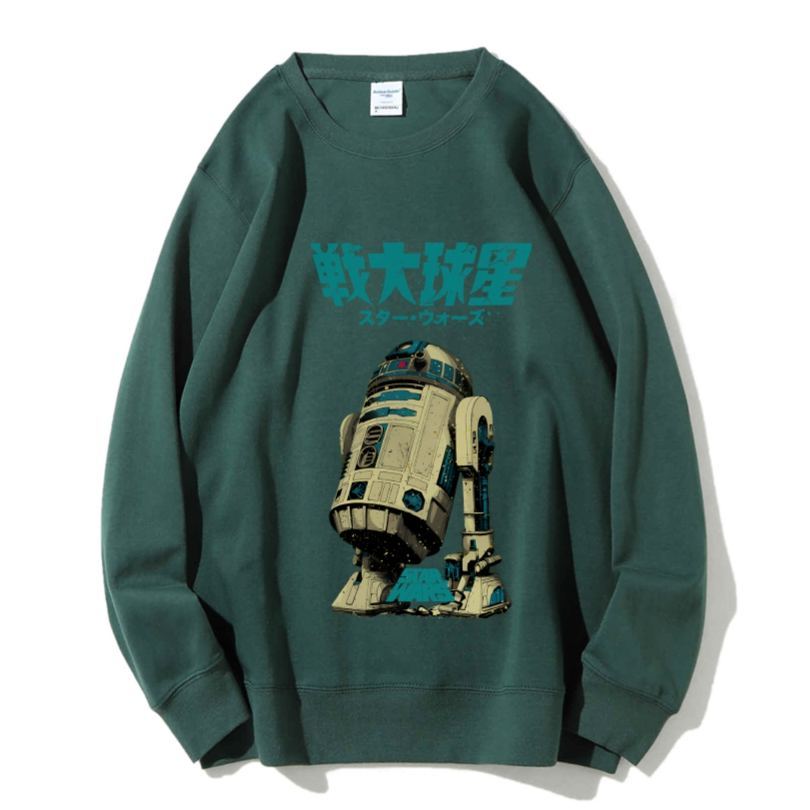 Casual Star Wars Vintage Printed Crewneck Sweatshirt