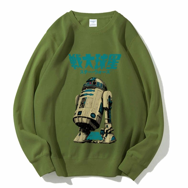 Casual Star Wars Vintage Printed Crewneck Sweatshirt