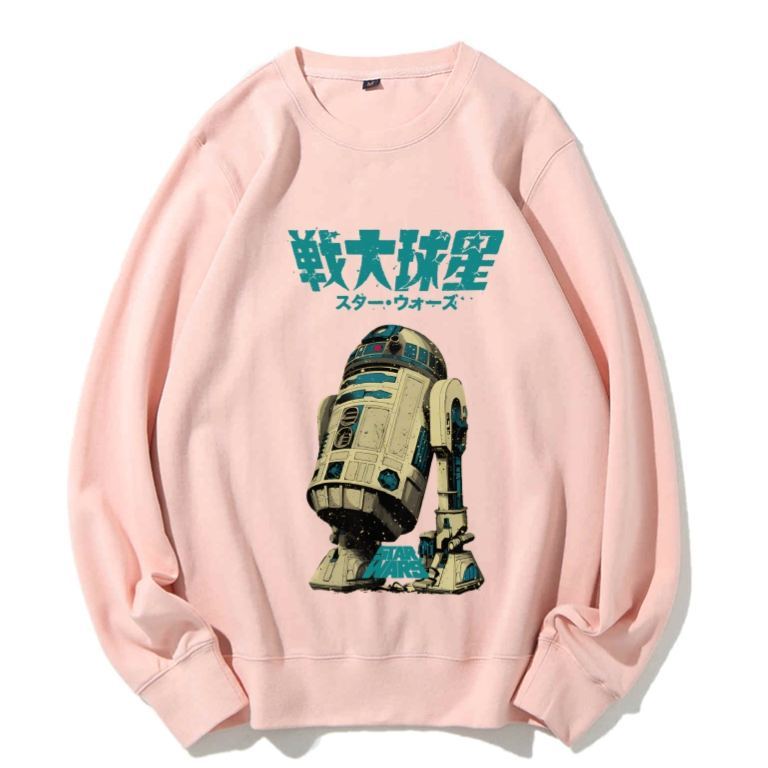 Casual Star Wars Vintage Printed Crewneck Sweatshirt