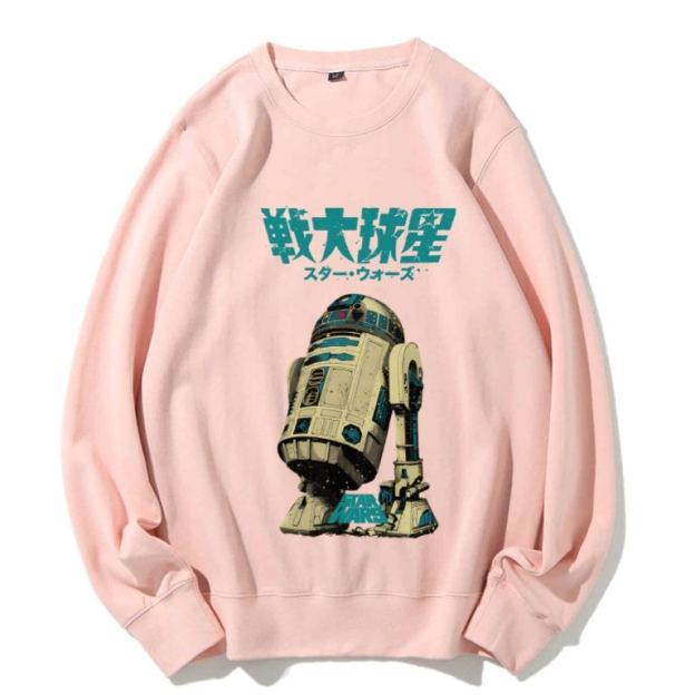 Casual Star Wars Vintage Printed Crewneck Sweatshirt