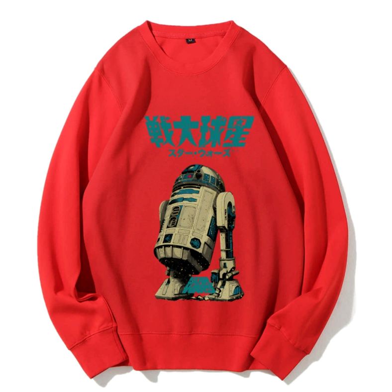 Casual Star Wars Vintage Printed Crewneck Sweatshirt