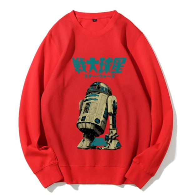 Casual Star Wars Vintage Printed Crewneck Sweatshirt