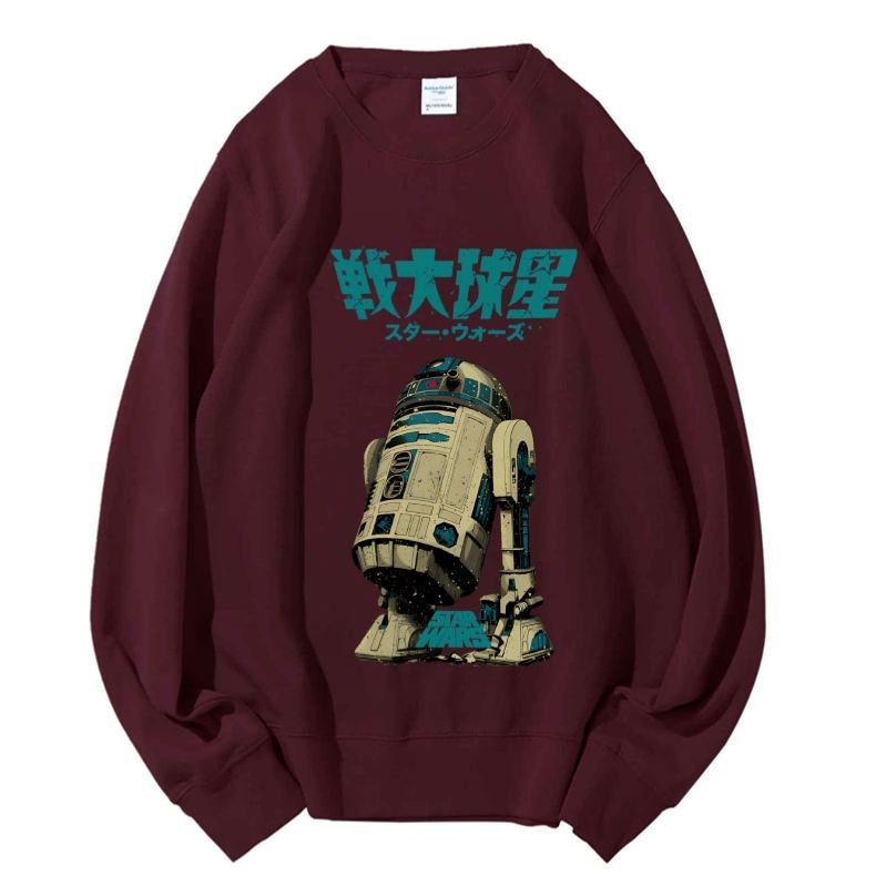 Casual Star Wars Vintage Printed Crewneck Sweatshirt