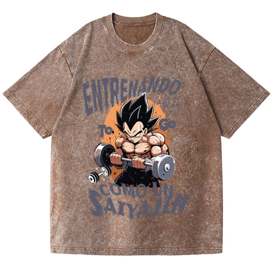 Fitness DB Vintage Wash Japanese Design T-Shirt