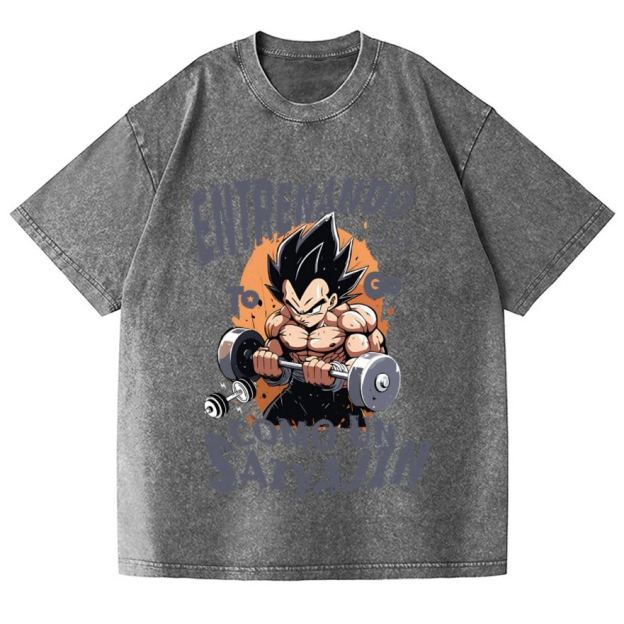 Fitness DB Vintage Wash Japanese Design T-Shirt