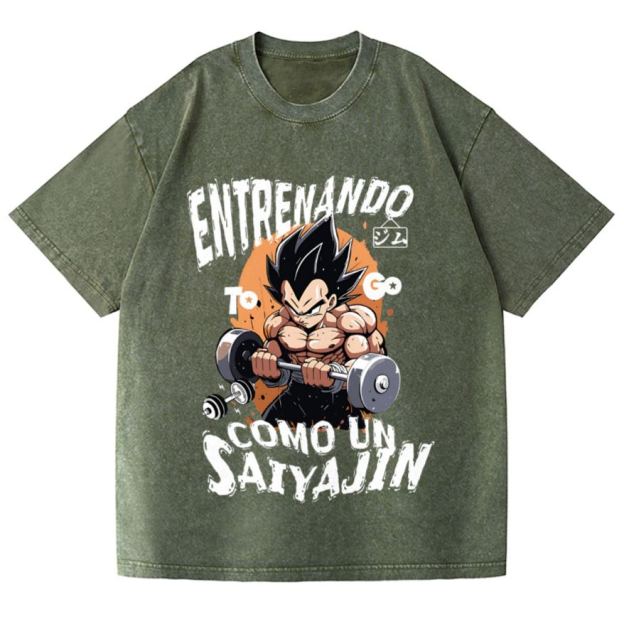 Fitness DB Vintage Wash Japanese Design T-Shirt