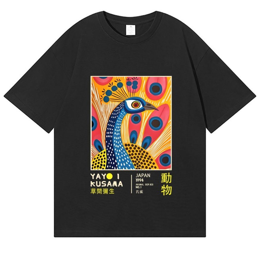Yayoi Kusama Peacock Japanese Style Classic Tee