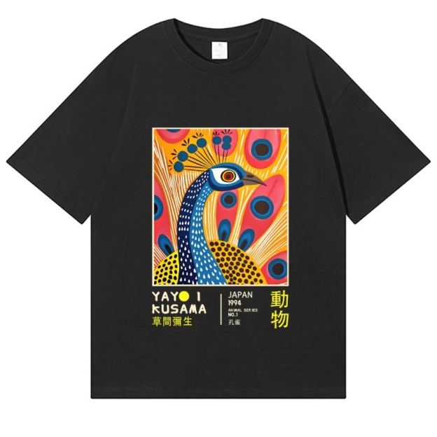 Yayoi Kusama Peacock Japanese Style Classic Tee