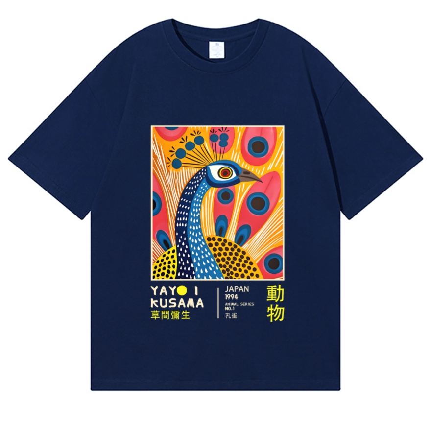 Yayoi Kusama Peacock Japanese Style Classic Tee